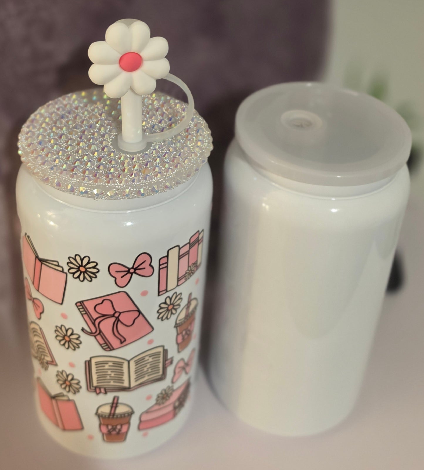 Bling Plastic lids