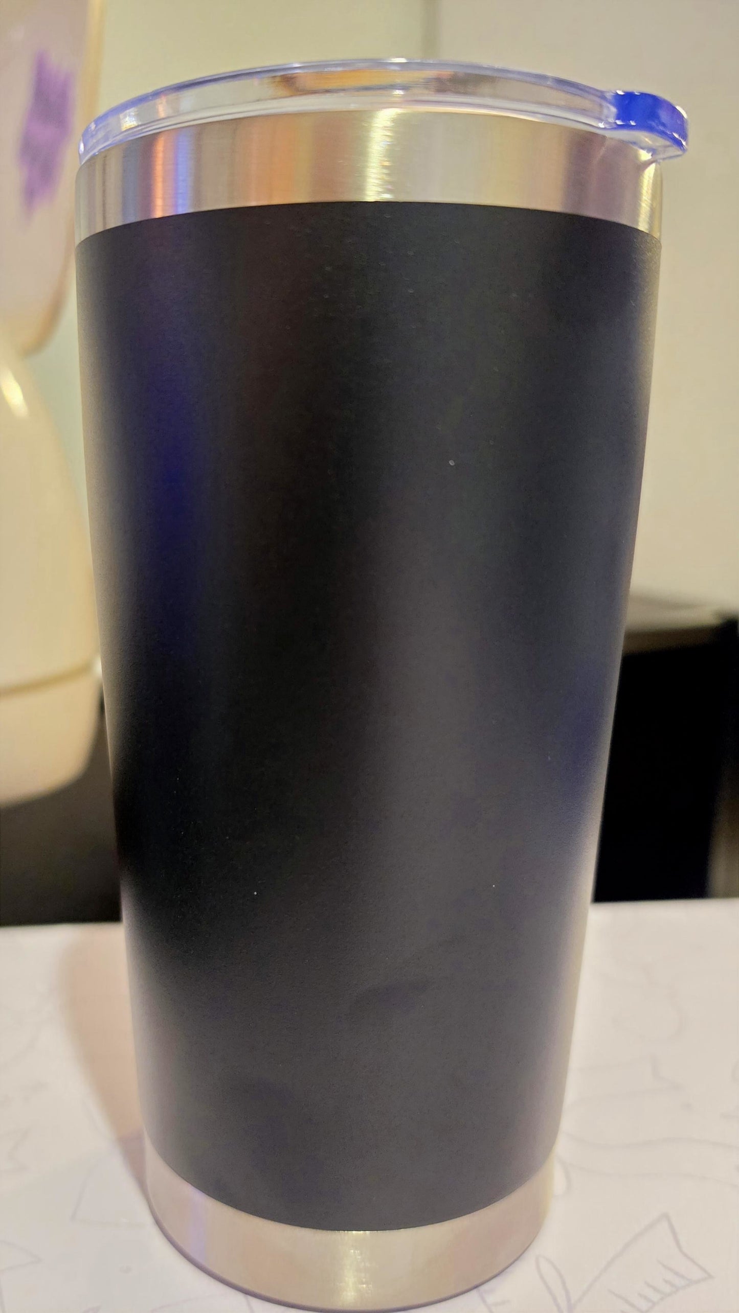 20 oz - Custom Powder Coated Portable Stainless Steel Tumbler