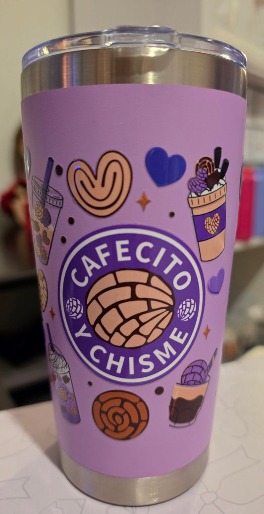 20 oz - Custom Powder Coated Portable Stainless Steel Tumbler