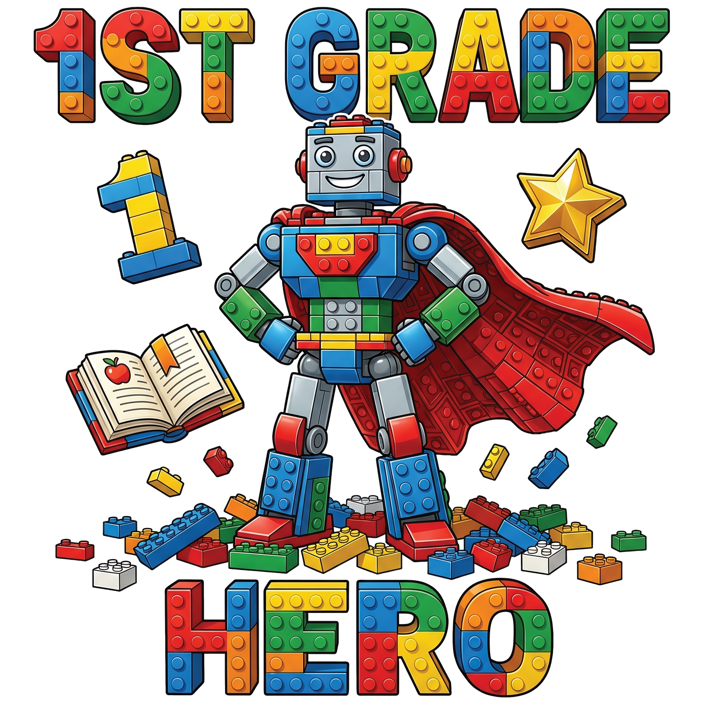 Kids School Lego T-Shirts