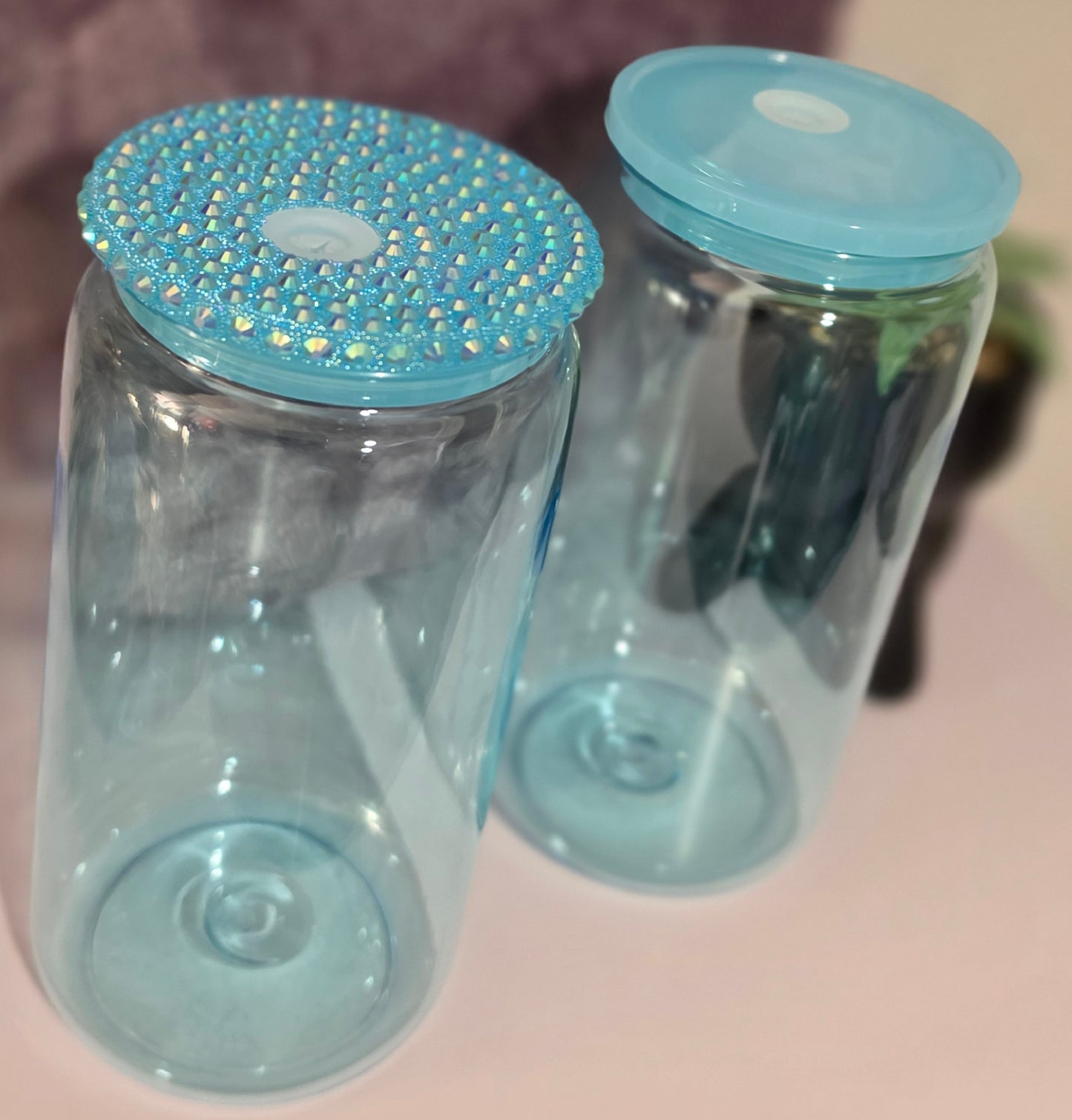 Bling Plastic lids
