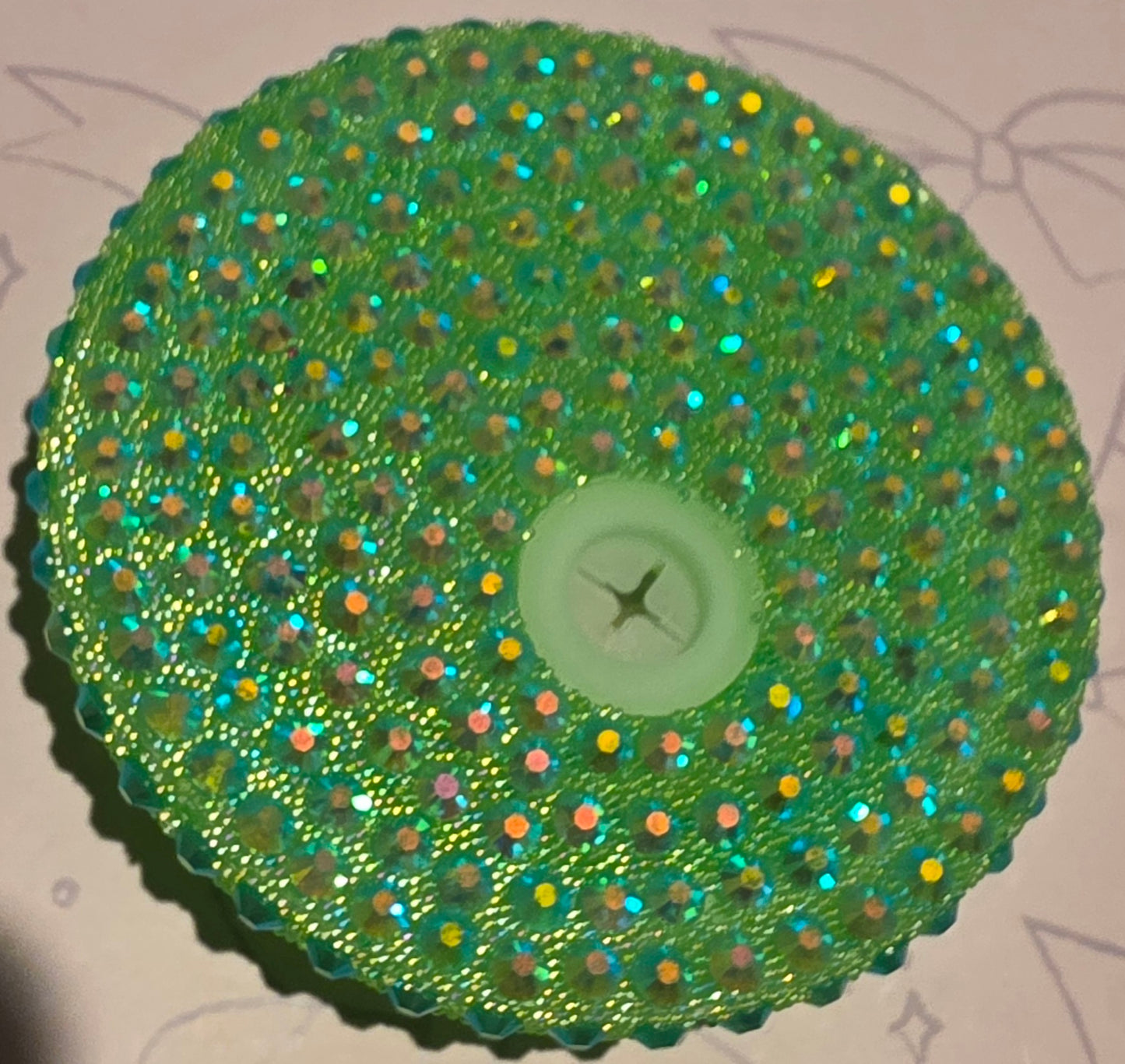 Bling Plastic lids