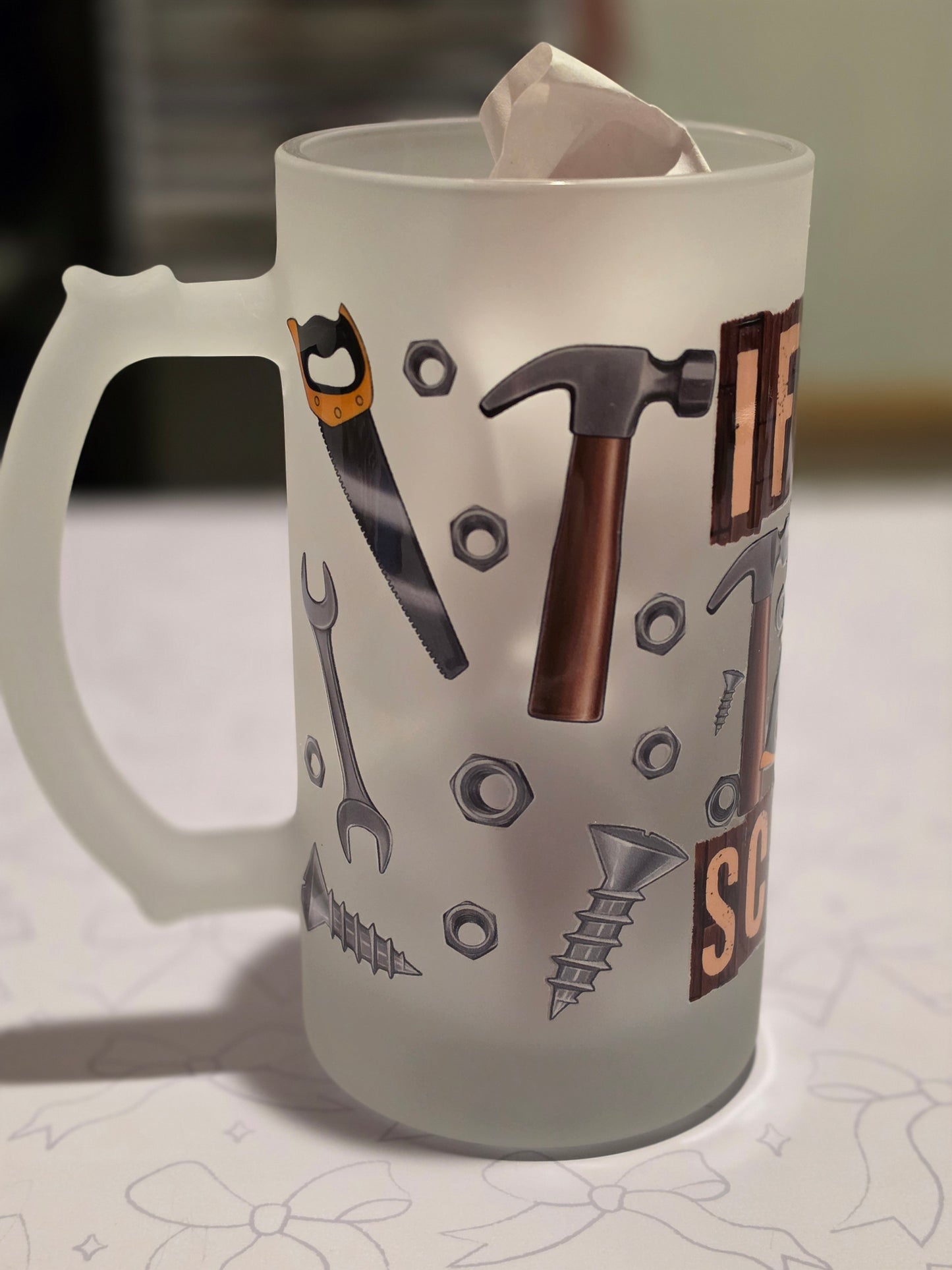 If DAD Can't Fix It We're All SCREWED Frosted Mug