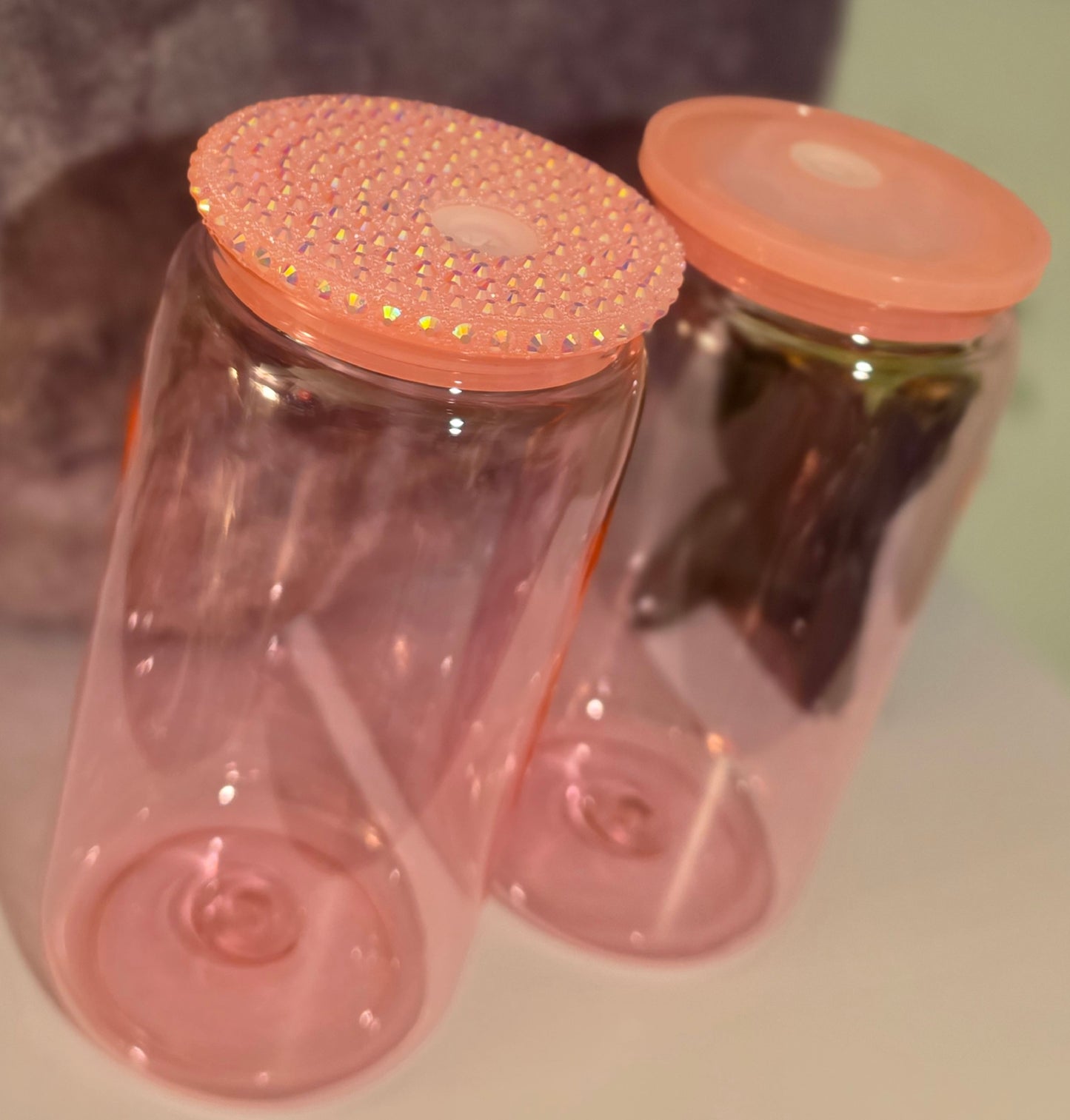 Bling Plastic lids