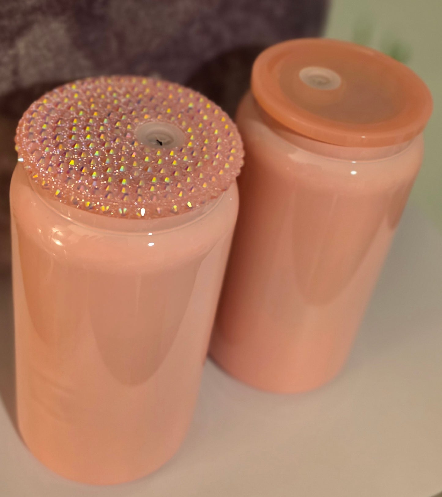 Bling Plastic lids