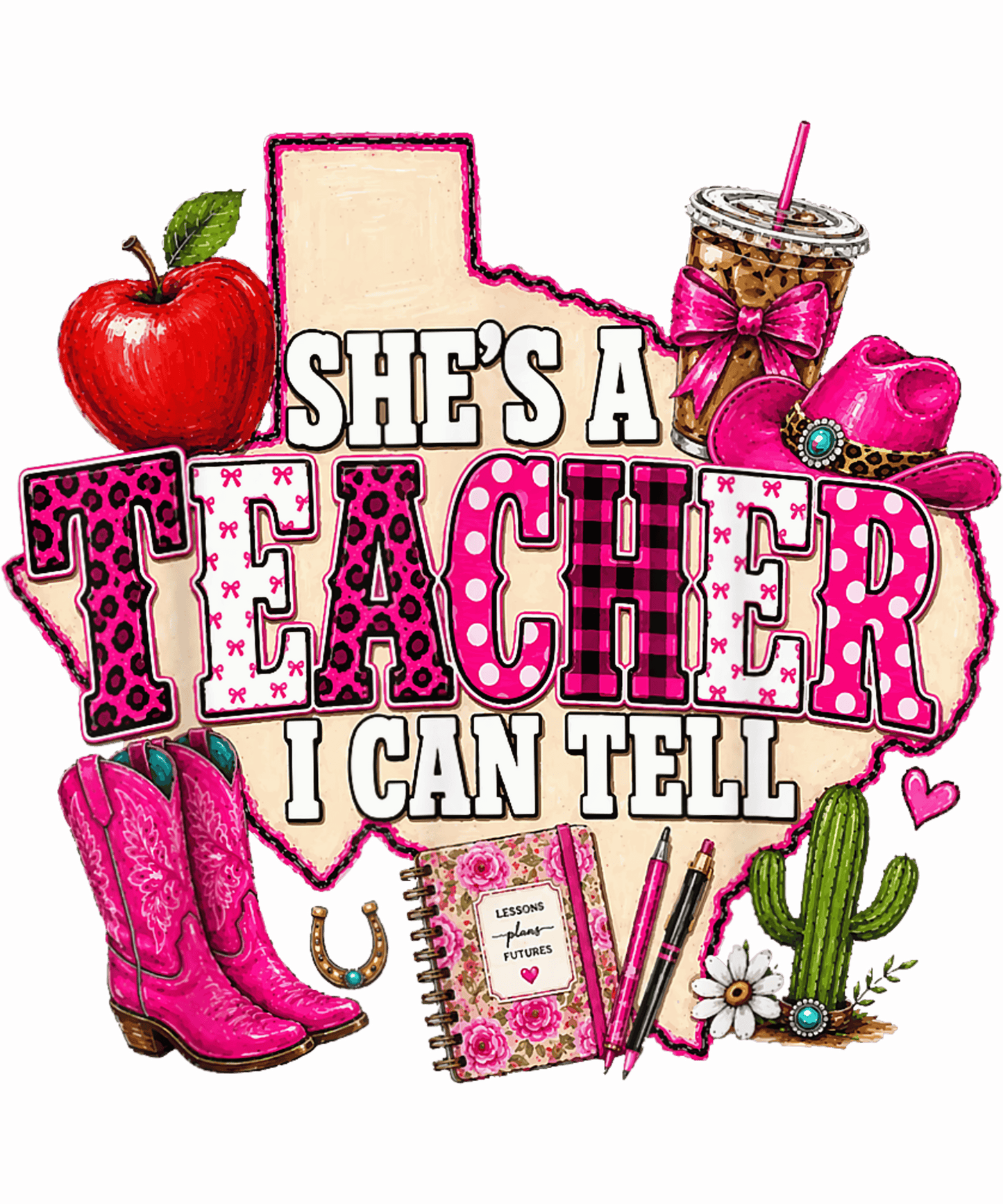 She's A Teacher I Can Tell - Shirt designs
