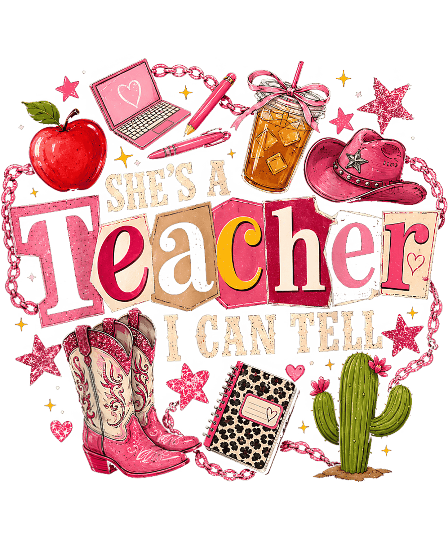 She's A Teacher I Can Tell - Shirt designs
