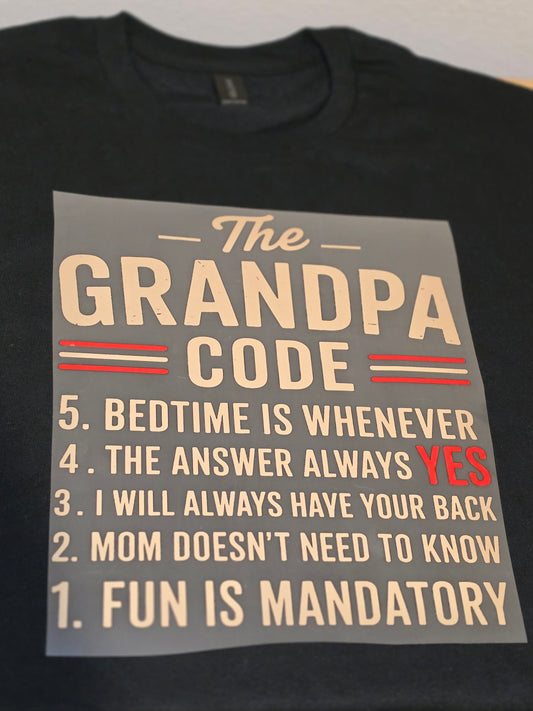 The Grandpa Code Tee